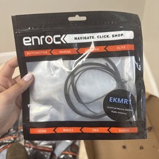 Enrock EKMR1 Marine Universal Wired AM/FM Radio Antenna - 22" Cable Black