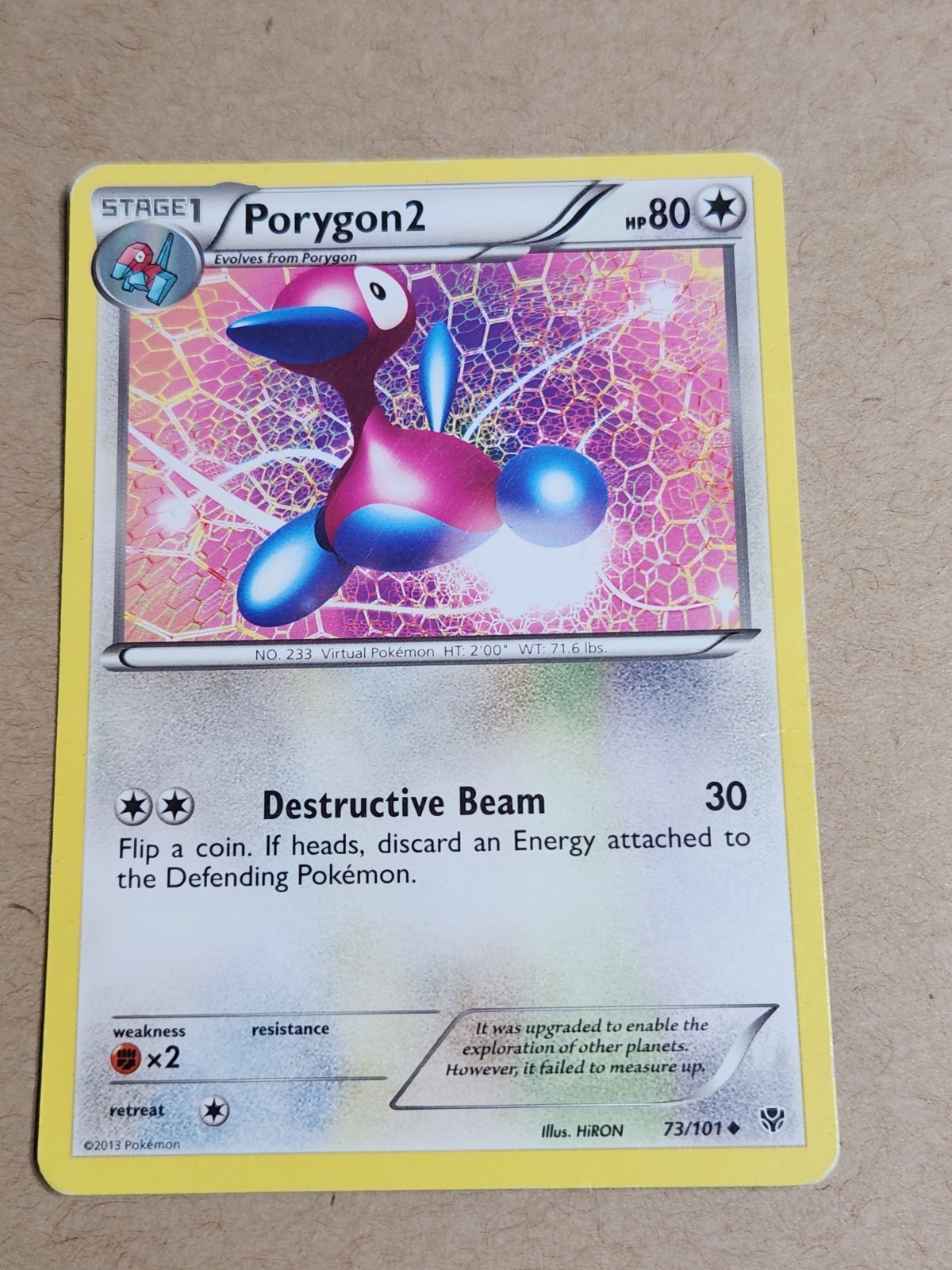 Pokemon Porygon2 (73/111) Plasma Blast LP