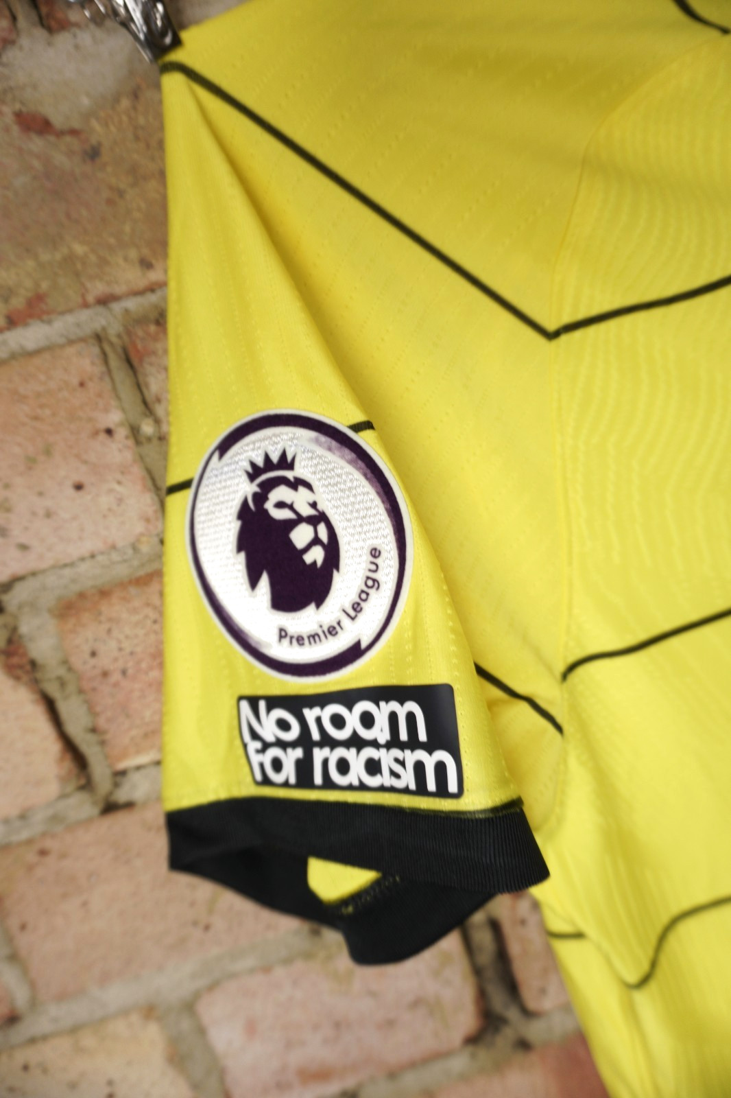 Chelsea FC Nike Dri Fit Adv 2021/2022 Yellow Away Football Shirt Size Mens XL thumbnail 5