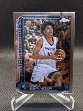 2025 Topps Chrome Basketball Joan Beringer RC #267 Minnesota Timberwolves Rookie