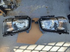 2pc Lens Chrome Headlights w/Bulb 10-13 Chevy Camaro OEM NOT AFTERMARKET