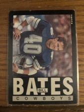 1985 Topps - Bill Bates #38 (RC) Dallas Cowboys