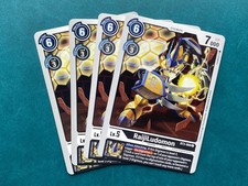 RaijiLudomon BT3-069 Playset Release Special Booster 1.5 Digimon Card Game x4