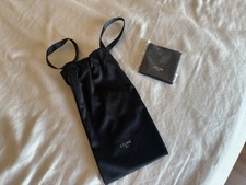 Celine Authentic Sunglasses Eyeglasses Drawstring Pouch Soft case Cleaning Cloth