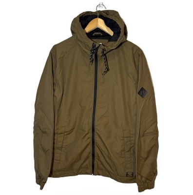 H&M Divided Men s Jacket Utility Pockets Biker Coat Hoodie Size M Wind Protect