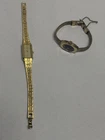 Vintage Seiko 11-7039 & Citizen 5421-s14523 Women’s Gold Tone Watches For Parts