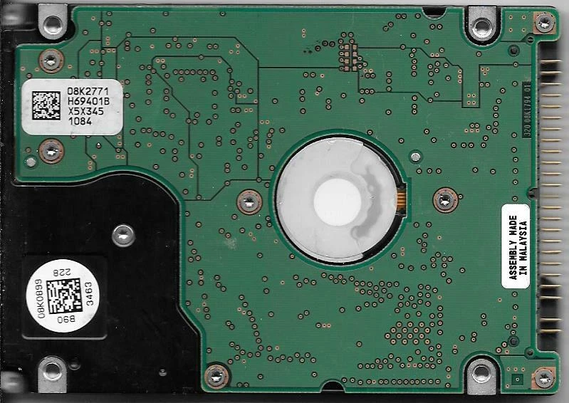 Hitachi IC25N030ATMR04-0 30GB Ide Hard Drive P/N: 08K0910 MLC: H69555 - Image 2 of 2