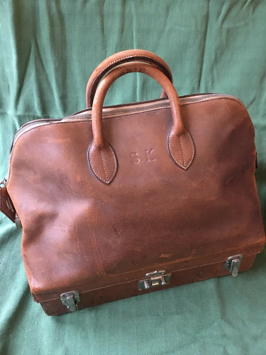 vintage Hermes Sac Mallette - rare! 1930s travel satchel