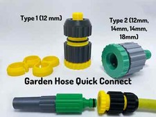 Garden Hose Quick Connect - 3D Printed - Made In The UK - Fast Shipping