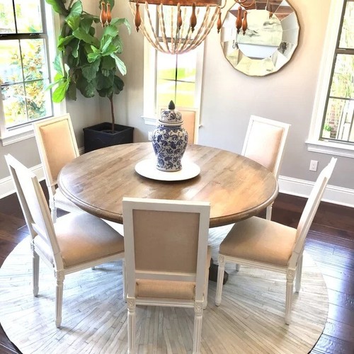 Premium Handmade Cowhide Leather Stripe Hairon Area Rug Carpet Rugs 10x10 ft - Picture 5 of 6