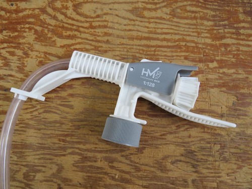 Pistola a spruzzo Highmark diluizione grigio/bianco con bloccaggio tubo 1:128 mix - Foto 3 di 7