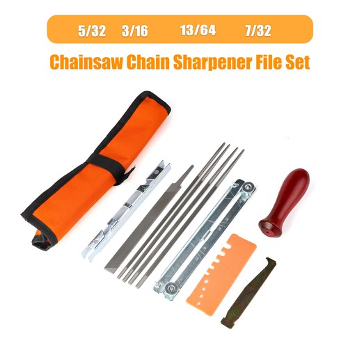 11Pcs Chainsaw Sharpening File For Stihl Filing Kit Chain Sharpen Saw