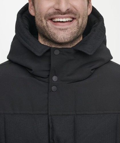 Andrew Marc Men's Textured Coat Jacket In Black Size: XXL - Picture 5 of 5