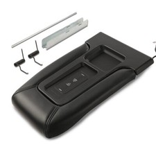 Fit For 01-07 Chevrolet Center Console Lid Wireless Charging Armrest Black