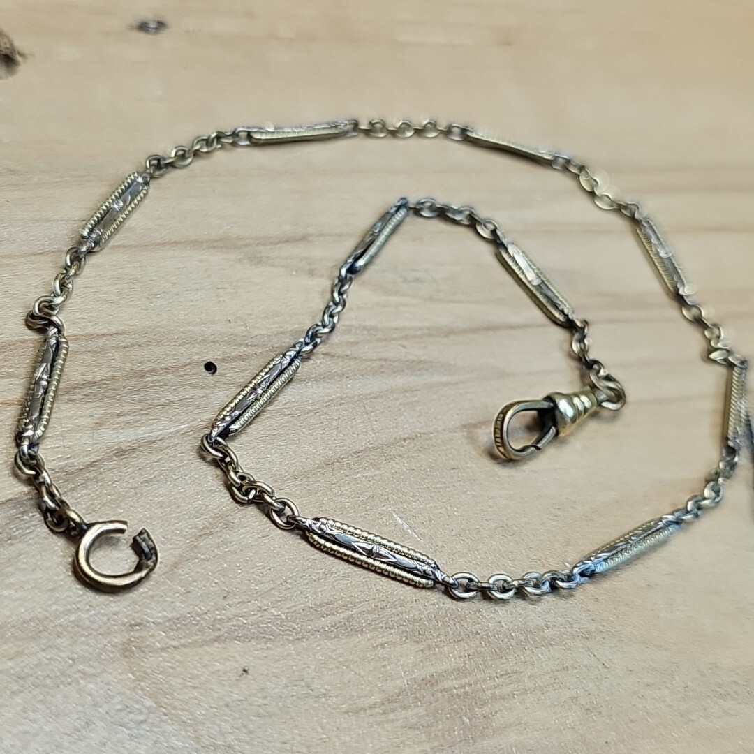 Vintage Gold Plated Pocket Watch Chain Sturdy Regular 13in X919 | eBay
