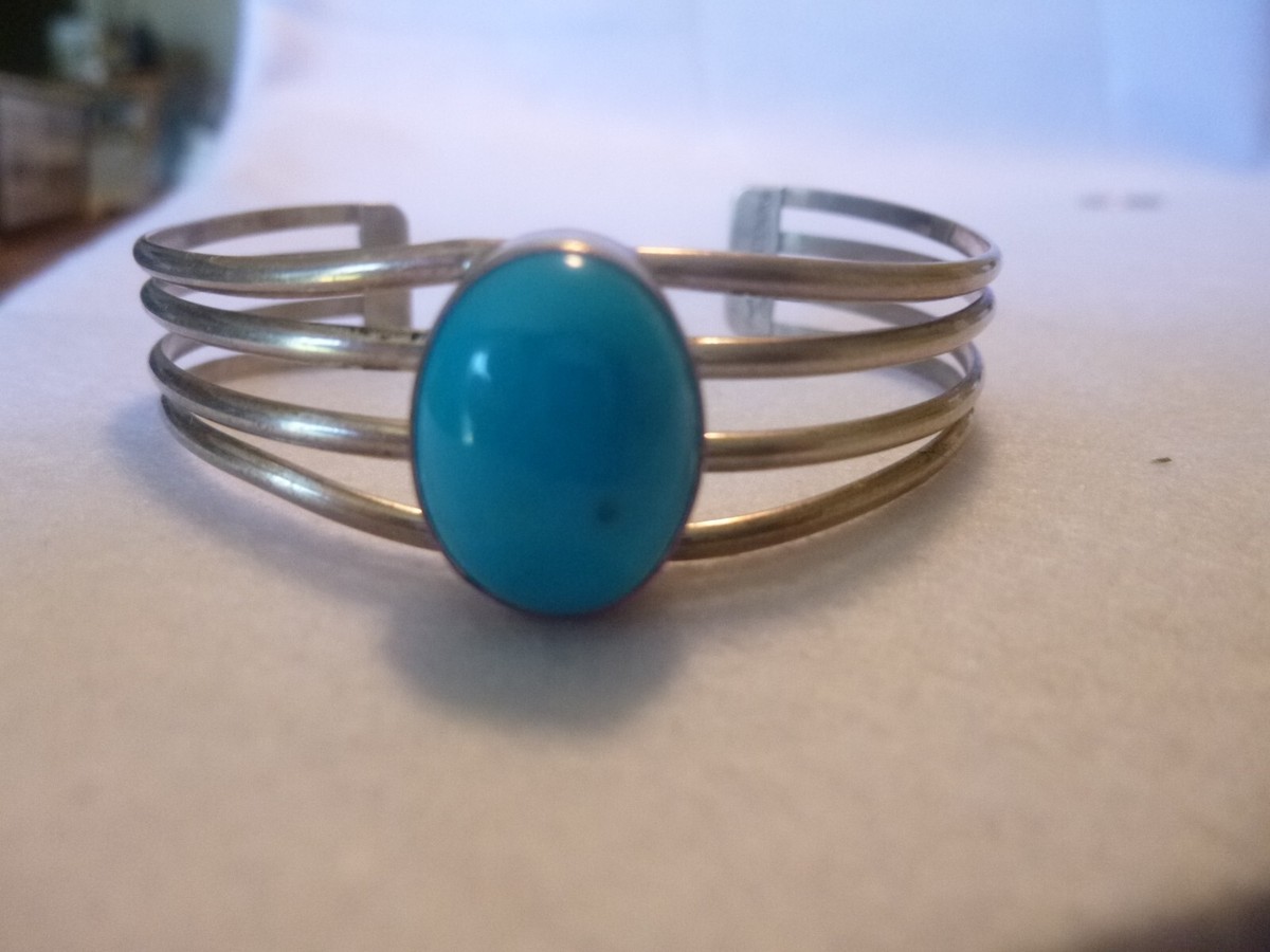 One Of The Best Vintage Native American Navajo Royston Nugget Turquoise Sterling Silver Bracelet One Of The Best Vintage Native American Navajo Royston Nugget Turquoise Sterling Silver Bracelet