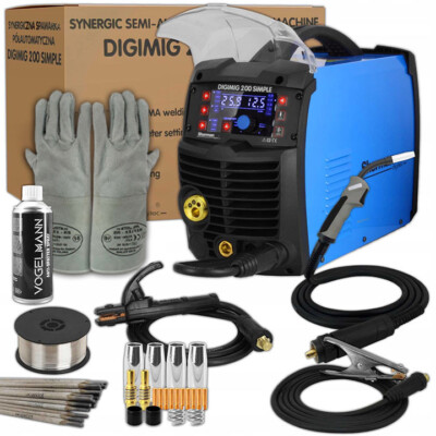 Sherman DIGIMIG 200 SIMPLE Schweißgerät MIG MAG MMA WIG LIFT 200A - set nr. 2
