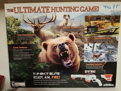 【中古】「未使用品」Cabela's Big Game Hunter Cabela's Big Game Hunter 2012 with Top Shot Elite - Nintendo Wii