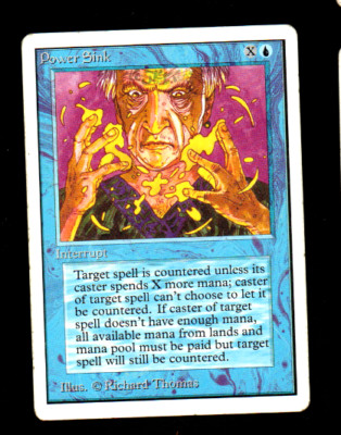 MRM ENGLISH Energy Siphon - Power Sink [GOOD] MTG Magic Unlimited