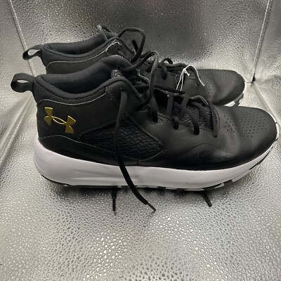 Under Armour Lockdown 5 Basketball Sneaker Black/White SZ 10  display picture 3