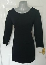 & OTHER STORIES Size 8 (EUR 34/US 4) Black Stretchy Dress NEW Pockets