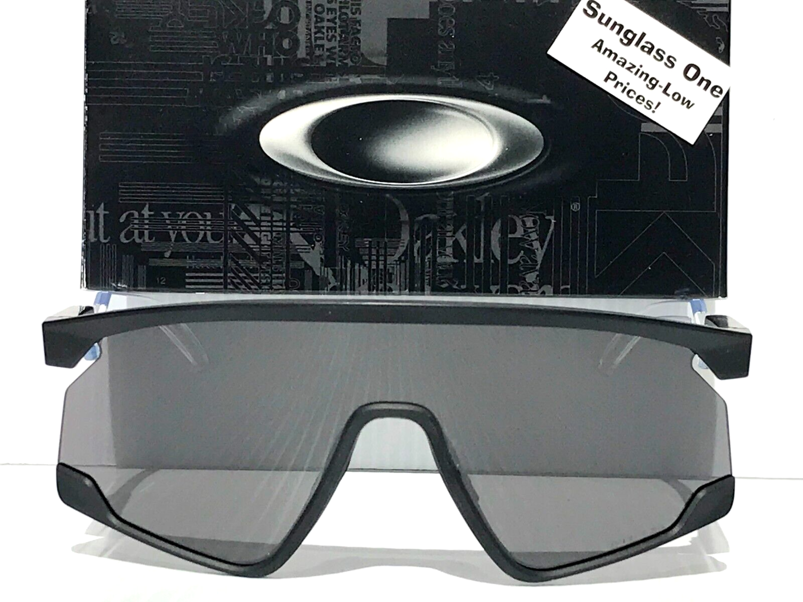 NEW Oakley BXTR Matte Black & Clear PRIZM Black Lens Sunglass 9280-01 ...