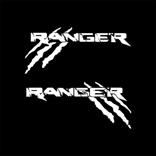 Truck Bed Vinyl Graphics Side Claw Car Decal Stickers for Ford Ranger 2PCS - Picture 8 of 15