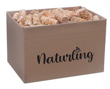 Holzwolle Anzünder gewachst - natur Bio Anzündwolle für Kamin & Grill