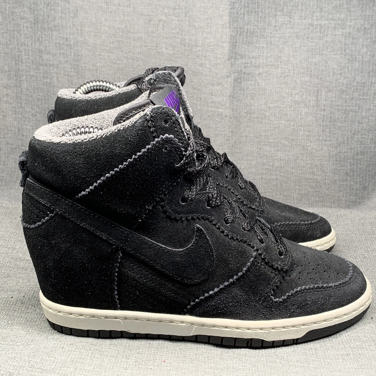 nike dunk sky hi black sail