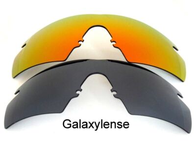 Galaxy Replacement Lenses For Oakley M Frame 2.0 Strike Black&Red 2PS