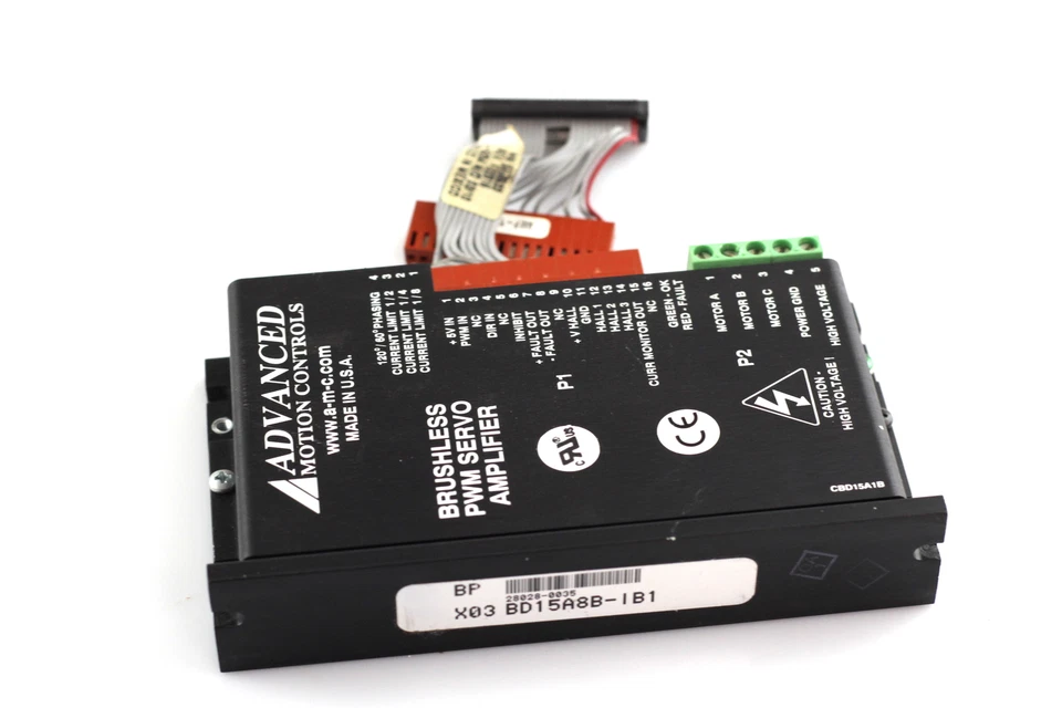 IBM BD15A8B-IB1 Advanced Motion Controls Brushless PWM Servo Amplifier # - Image 3 of 4