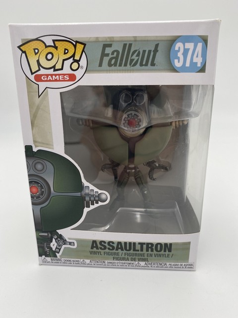 assaultron pop vinyl