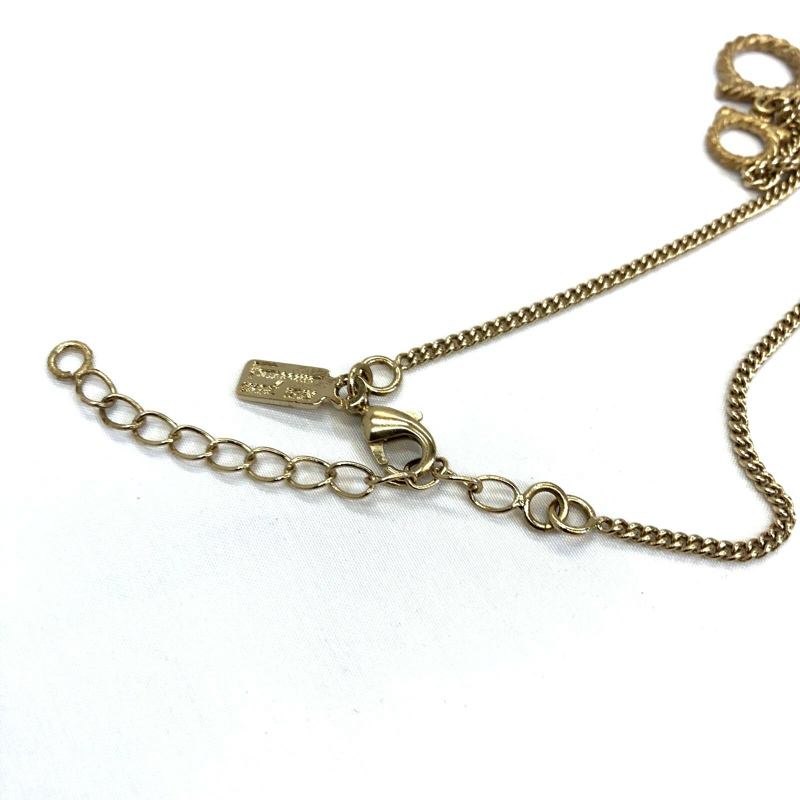 Salvatore Ferragamo Necklace Gancio Gold Color Made in Italy for Woman Used Natychmiastowa dostawa jest bardzo popularna