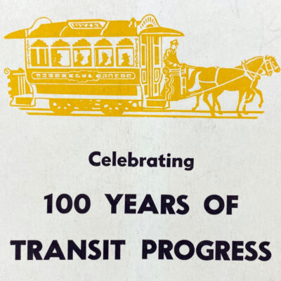 Original 1951 Transit Progress Day American Association ATA Werbung Promo Kit