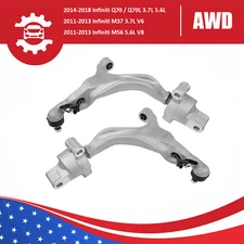 Front Left & Right Lower Control Arms Set of 2 for Infiniti Q70 Q70L M37 M56 AWD