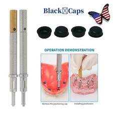 US Locator Dental Overdenture Implant Retention Black Caps Core Tool Universal