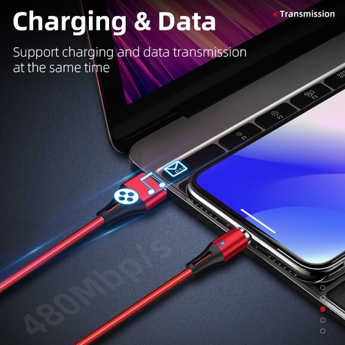 3 in 1 Mobile Phone Magnetic Data Cable Phone Charger Cable for Samsung A2P - Picture 5 of 12