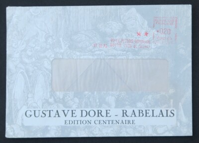 GUSTAVE DORE RABELAIS Illustrated Advertising Envelope