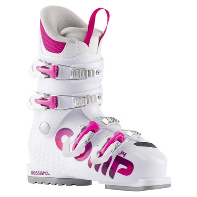 2025 Rossignol Comp J4 White Junior Ski Boot - RBM5080