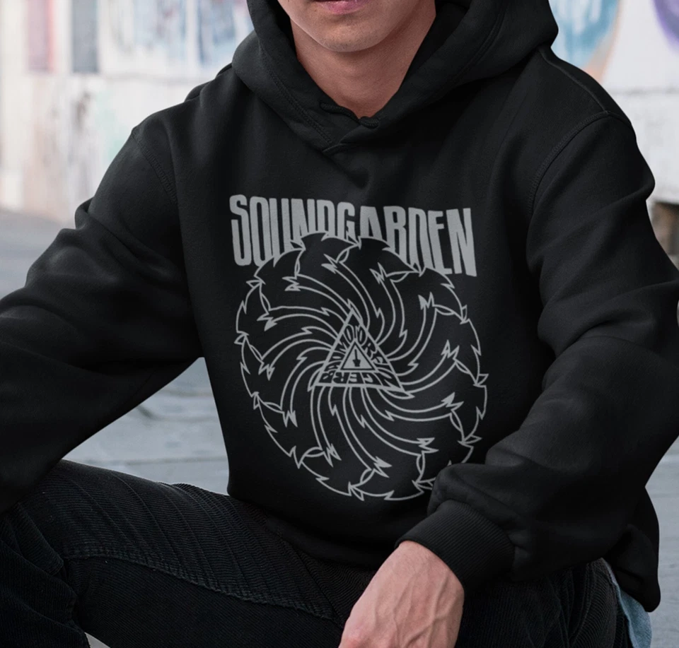 Soundgarden Hoodie Badmotorfinger Chris Cornell Rockband Seattle Grunge Shirt - Image 4 of 4