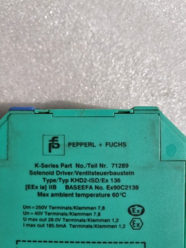 Pepperl+fuchs Khd2-isd / Ex 136 Ensemble De 20 Gratuit Envoi Rapide - Photo 7 sur 7