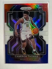 K325,678 - 2021-22 Panini Prizm Prizms Red White and Blue #297 Cameron Thomas