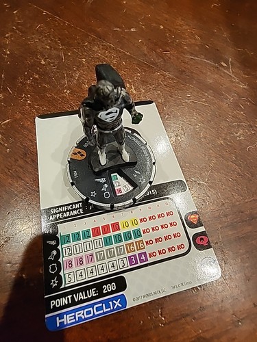 DC Heroclix Harley Quinn & The Gotham Girls 061 Superman, God of Strength Chase - Picture 4 of 4