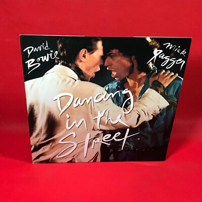 DAVID BOWIE MICK JAGGER Dancing In The Street 1985 UK 3-track 12'' vinyl single A