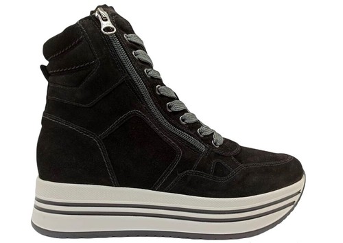 Scarpe donna Nero Giardini I116936D sneakers alte platform casual made in  Italy | eBay