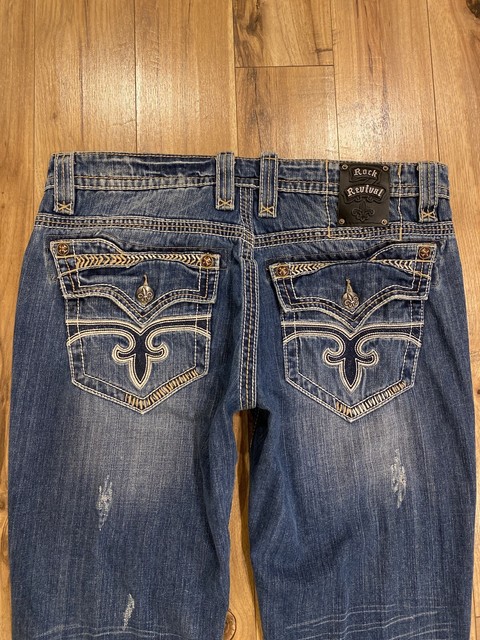 rock revival mens jeans buckle