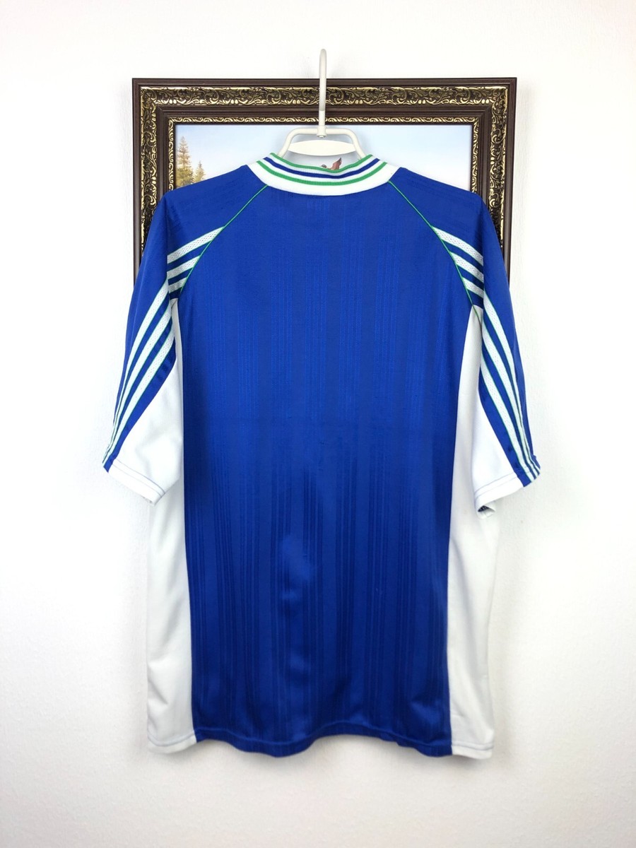 Vintage 90's Adidas Wigan Athletic Football Template Shirt