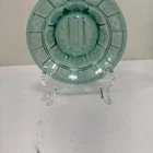 JEANNETTE GLASS DORIC & PANSY ULTRAMARINE 4-1/2" DIAMETER BERRY or FRUIT BOWL!