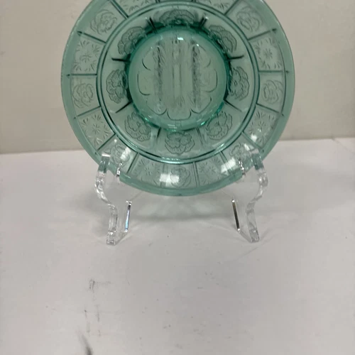 JEANNETTE GLASS DORIC & PANSY ULTRAMARINE 4-1/2" DIAMETER BERRY or FRUIT BOWL!