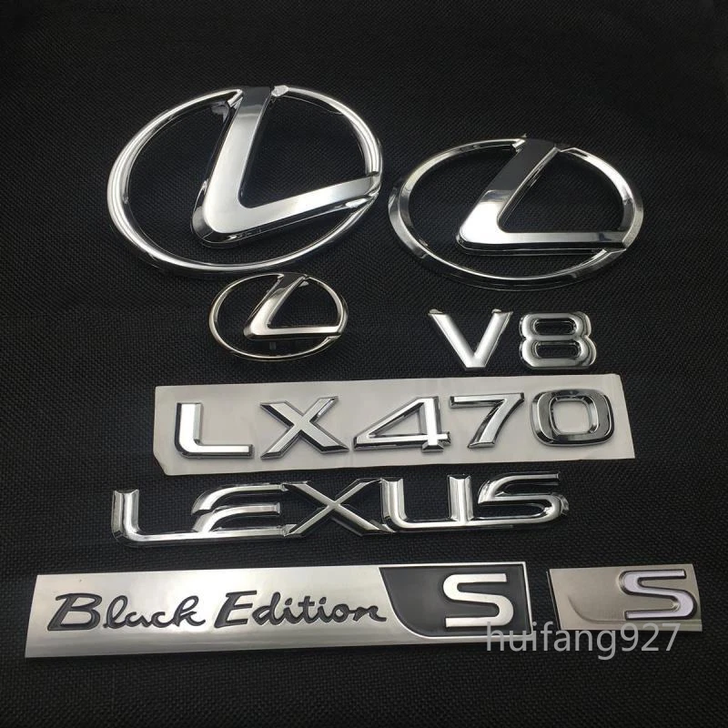 3D Number Decal LX470 Auto Car Rear Trunk Lid Letter Badge Emblem Sticker - Image 2 of 2